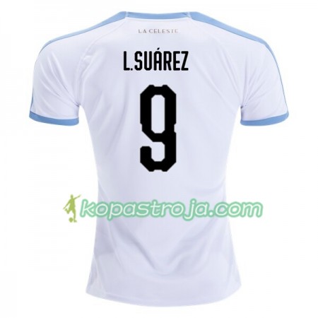 Billiga Fotbollströjor Uruguay Luis Suarez 9 Borta tröja 2019 Copa América Kortärmad